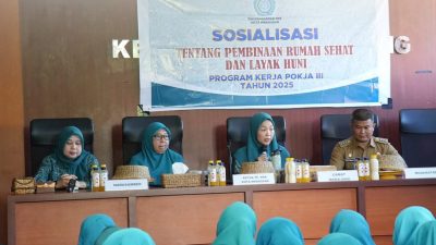 TP PKK Makassar Terus Berkomitmen Menghadirkan Rumah Sehat dan Layak.Huni di Tengah Masyarakat