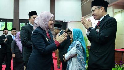 Aliyah Mustika Hadiri Pengukuhan Kepala BPKP Sulsel yang Baru