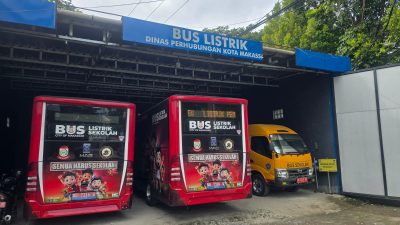 Makassar Operasikan Bus Sekolah Listrik Gratis, Fasilitas Canggih Tingkatkan Keselamatan Pelajar