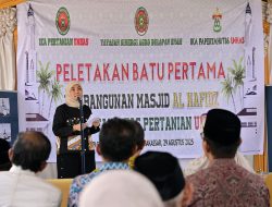 Aliyah Mustika Ilham Dukung Penuh Pembangunan Masjid Al-Hafidz, Hadiri Peletakan Batu Pertama