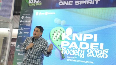 Wali Kota Munafri Buka Kompetisi KNPI Padel Society 2025 di Makassar