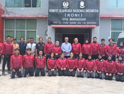 Karate Makassar Siap Rebut Tiket Porprov 2026, KONI Lepas Tim di Baruga Agar Jaya