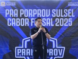 Pra Porprov Futsal Sulsel 2025 Resmi Dibuka, 21 Kabupaten/Kota Berebut Tiket ke Bone-Wajo