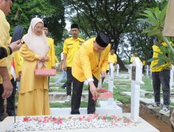 Munafri Pimpin Ziarah dan Tabur Bunga di TMP Panaikang Peringati HUT Golkar ke-61