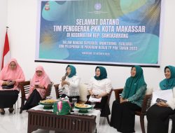 TP PKK Kota Makassar Ajak TP PKK Sangkarrang Edukasi Risiko Pernikahan Dini dan Optimalkan Potensi Laut Tekan Stunting