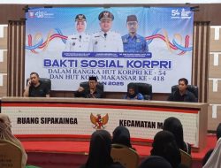 Camat Mariso Gelar Bakti Sosial Bersama KORPRI, Wujud Kepedulian di Momen HUT KORPRI dan HUT Kota Makassar